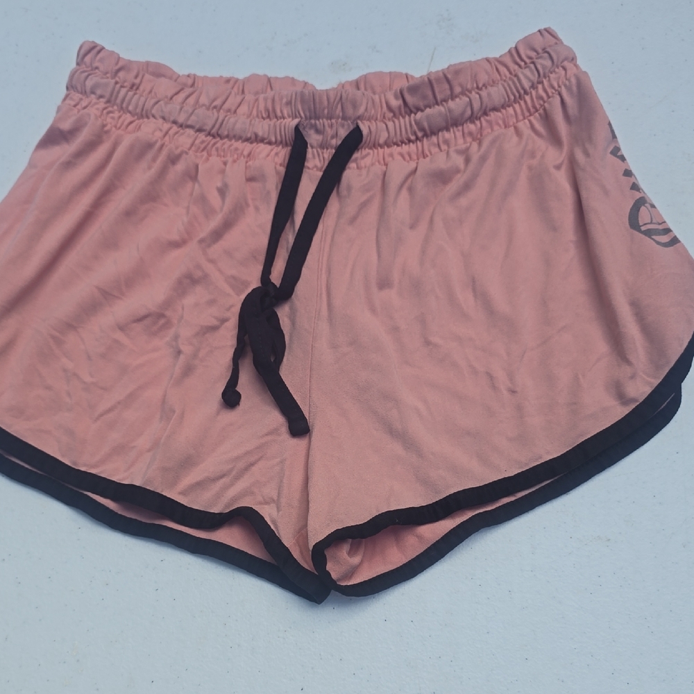 Rue21 Rose Pink Athletic Shorts with Black Trim